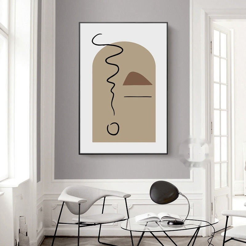 Spray Style Painting for Living Room