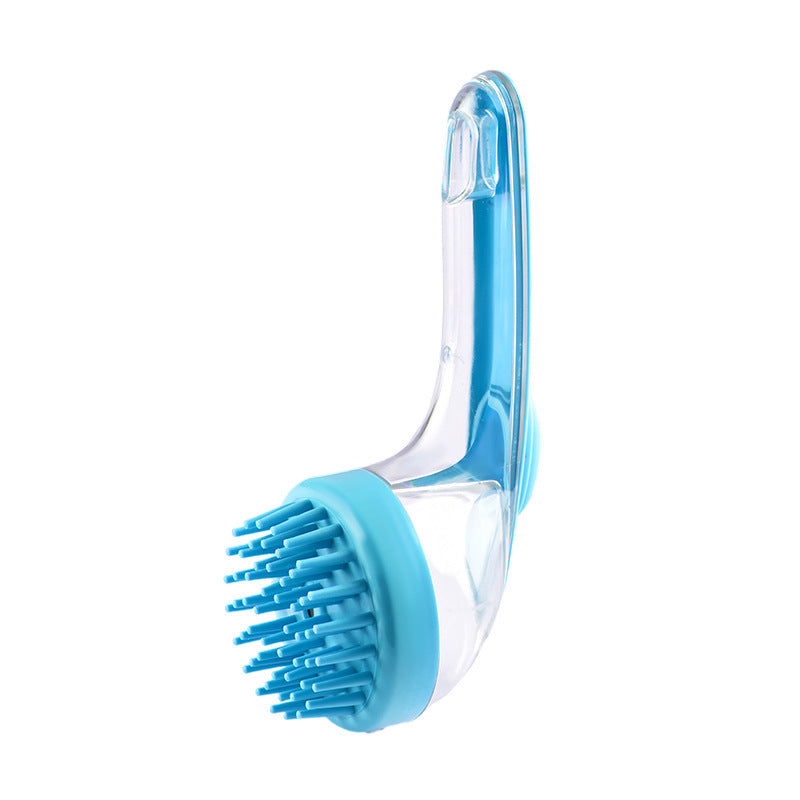 2-in-1 Long Handle Pet Bath & Grooming Brush