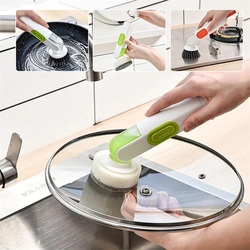 2-in-1 Soap Dispensing Dish Brush