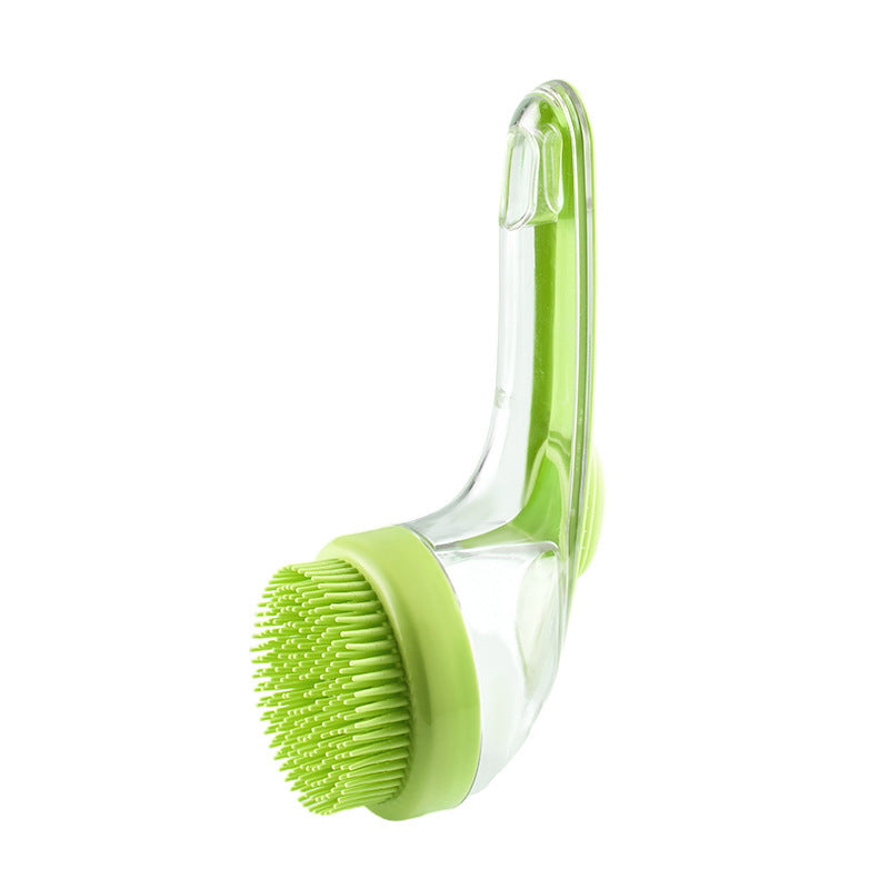 2-in-1 Long Handle Pet Bath & Grooming Brush