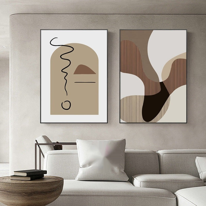 Spray Style Painting for Living Room