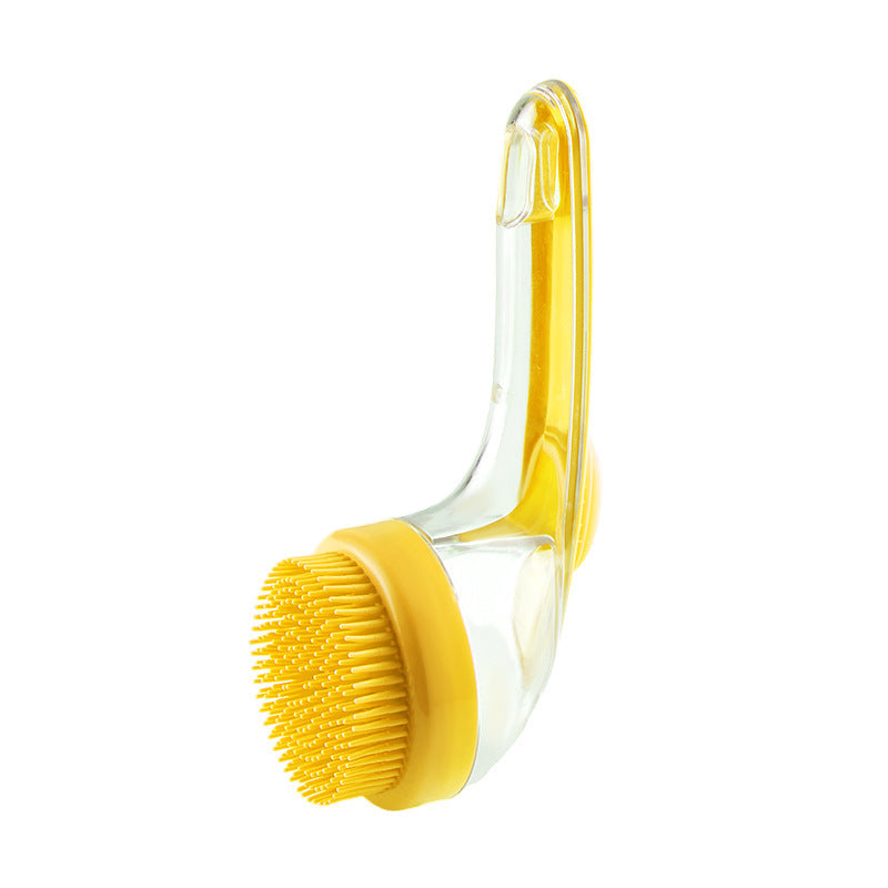 2-in-1 Long Handle Pet Bath & Grooming Brush