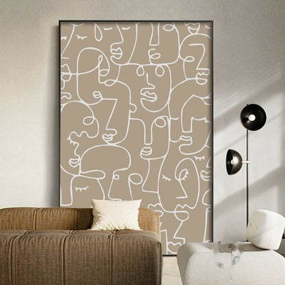 Spray Style Painting for Living Room