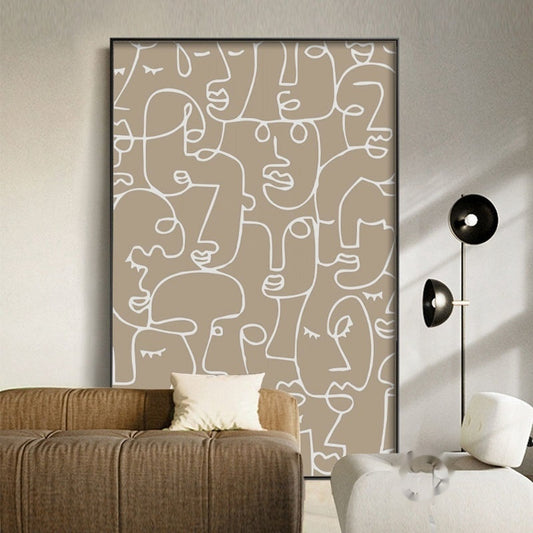 Spray Style Painting for Living Room