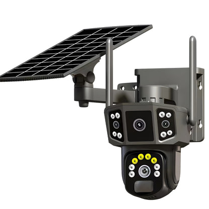 Outdoor Solar Security Camera Wifi Solar Battery CCTV Surveillance Wireless UK