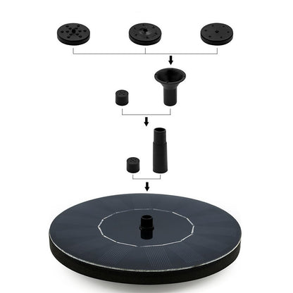 Miniature Floating Fountain Solar Water Fountain